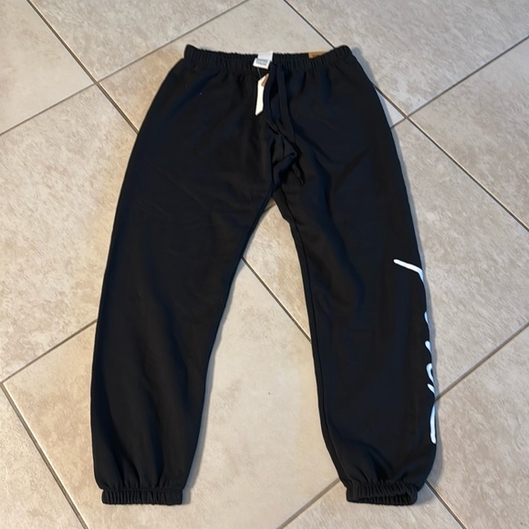 Pink script sweatpants - Picture 1 of 3